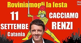 Festa dell'Unità, domenica in marcia a Catania il comitato "Cacciamo Renzi"