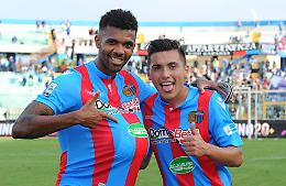 Il Catania vince il testa-coda con il Lecce, le foto dal Massimino