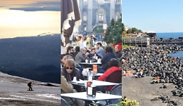 Santo Stefano tra neve, tuffi al mare e passeggiate in città