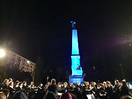 Agrigento, il regista Savatteri replica all'Unuci: «Il palco sotto il monumento ai Caduti una scelta felice»