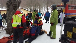 Incidenti sulla neve a Piano Battaglia: soccorse 12 persone