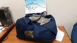 Marijuana dentro un borsone nascosta in un fondo agricolo: sequestro della Polizia