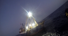 La nave Cassiopea soccorre marittimo nel Canale di Sicilia