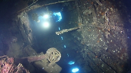 Relitto nave guerra mondiale nel Canale di Sicilia: concluso monitoraggio