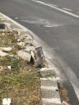 Via Santa Sofia: l'asfalto della strada del futuro pronto soccorso di Catania &egrave; improponibile?
