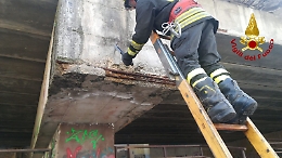 Rischio caduta calcinacci su ponte Circonvallazione di Caltagirone