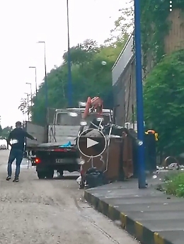 Catania, San Giorgio: incivili scaricano abusivamente rifiuti al Viale San Teodoro
