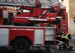 Incendio nella sede dell'Agenzia delle entrate di Sciacca
