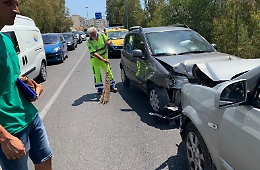 Inferno a Ciuccafa: maxi incidente e 4 persone ferite