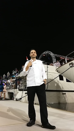 Il riberese che cucina sullo Yacht degli sceicchi di Dubai
