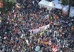 In trentamila in piazza a Messina per ricordare le vittime di mafia innocenti