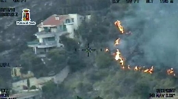 Brucia costone sotto "Spirito Santo" Rischio per antenne e ripetitori