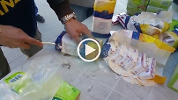 Palermo, sigarette di contrabbando nascoste tra la pasta e la farina