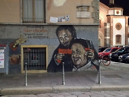 Falcone che spara a Borsellino, a Milano sfregio al murales sui giudici eroi