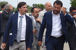 Salvini a Catania: le immagini della visita alla Geotrans