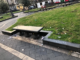 Catania: Piazza Cutelli ancora senza spazzamento