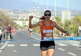 L'agrigentina Edna Caponnetto ha vinto la maratona di Catania
