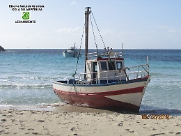 Rimossa l’imbarcazione arenatasi sulla Spiaggia dei Conigli a Lampedusa
