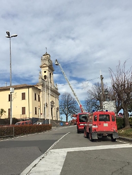 Milo: pompieri lavorano per la messa in sicurezza della Chiesa