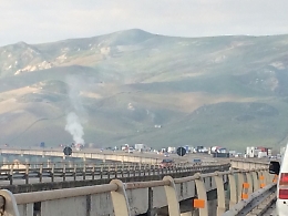 Tir in fiamme lungo la A19, rallentamenti tra Enna e Caltanissetta