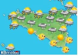 In arrivo un'Epifania "gelata", non escluso qualche fiocco di neve a Trapani, Palermo, Messina e Catania