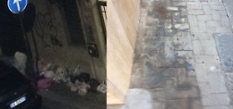 Raccolta differenziata a Catania, la via Canfora dimenticata