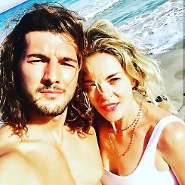 Claudia Gerini e Andrea Preti: amore alla luce del sole