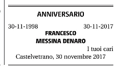 Come ogni anno necrologio ricorda morte padre boss latitante Messina Denaro