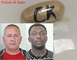 "Facci di vecchia" arrestato con nigeriano a Catania per traffico di droga