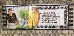 Un pannello in piastrelle maioliche donato ad Agrigento da Alfredo Prado