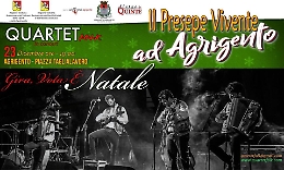 Concerto natalizio domani 23 dicembre dei Quartet Folk ad Agrigento