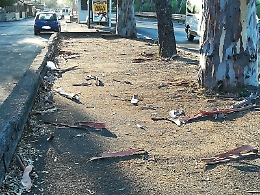 Catania, Villaggio Santamaria Goretti: "Rifiuti metropolitani"