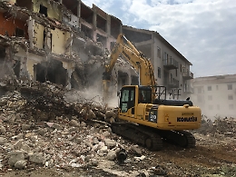 Ribera, abbattute le palazzine popolari