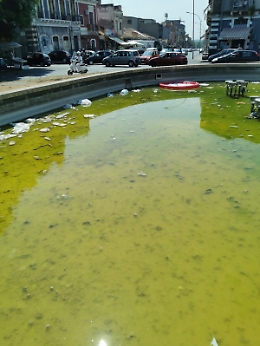 Catania : la fontana ...  della discarica.