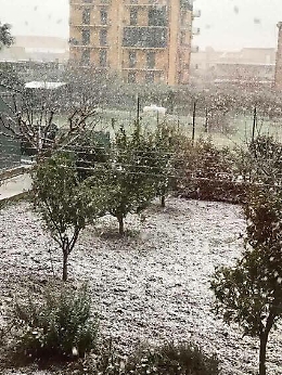 L'agrigentino stretto nella morsa del gelo