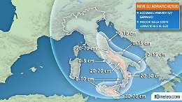 La penisola nella morsa del freddo: è la corrente gelida più forte degli ultimi 20 anni
