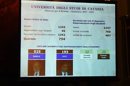 Le foto dell'elezione del prof. Basile a rettore dell'Università di Catania