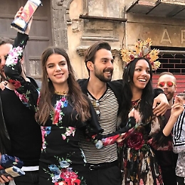 Palermo, mercato del Capo set per campagna Dolce&amp;Gabbana