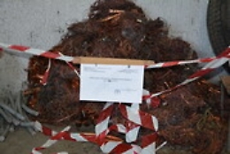 Catania, Polfer sequestra 100 chili di cavi di rame bruciati