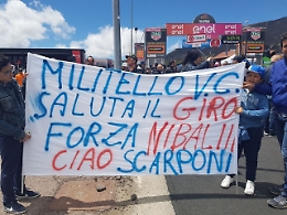 100° Giro d'Italia, le foto dei tifosi e degli appassionati sull'Etna