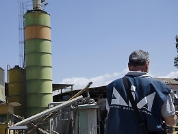 Ispezione della Dia in impianto di calcestruzzi ad Acate