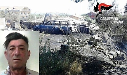 Mascalucia, appicca fuoco nel condominio in cui abita: piromane arrestato