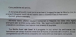 Trapani, la lettera della ginecologa dell'ospedale ai pazienti: «Votate per mio figlio»