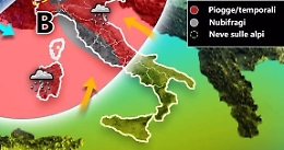 Meteo, vento, pioggia e grandinate: a Palermo scatta allerta gialla