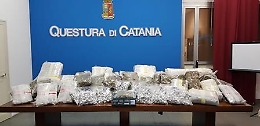 Catania, cento chili di marijuana in un garage: arresti due fratelli