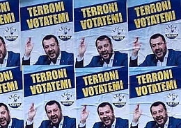 «Terroni votatemi», ad Agrigento 
un fiume di finti manifesti elettorali
con la foto di un arrabbiato Salvini