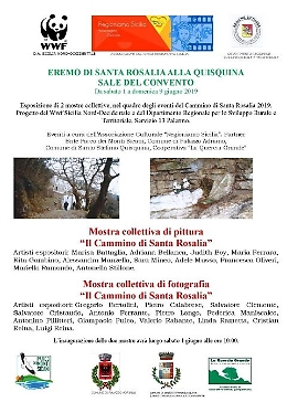 Il trekking “Cammino di Santa Rosalia” dal 7 al 9 giugno
