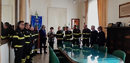 Naro, la sindaca Brandara premia i Vigili del fuoco