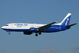 Voli, nuova rotta Blue Air Torino-Comiso