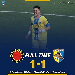 Calcio serie D: il Licata impatta a Roccella Jonica